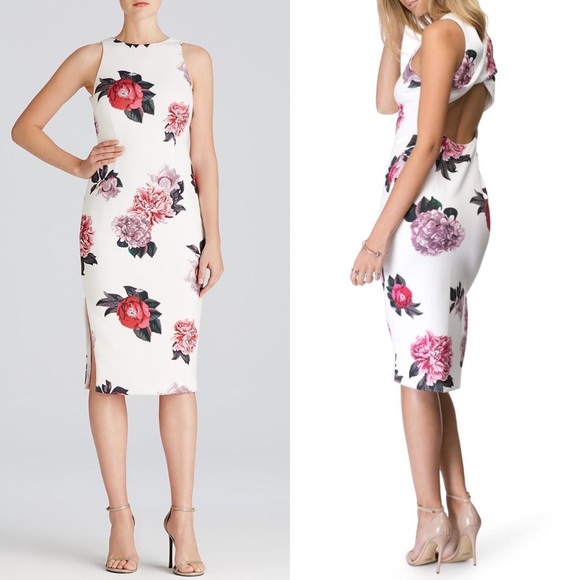 C/MEO Collective Dresses & Skirts - C/MEO Collective Erase Me Dress Floral White Small